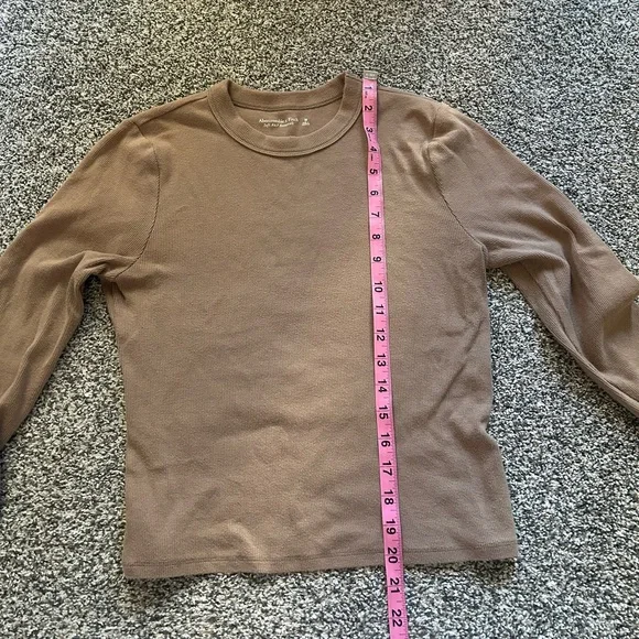 Abercrombie soft a&f essentials long sleeve - Picture 4 of 5